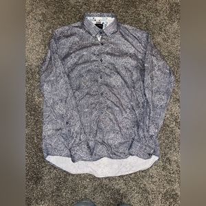 BKE men's long sleeve button up